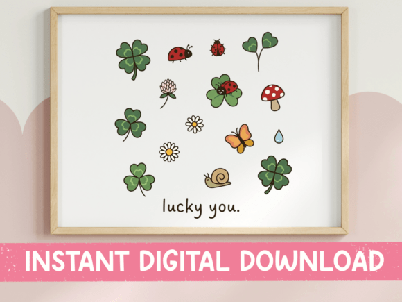 Lucky You Four Leaf Clover Print: A Designer’s Review