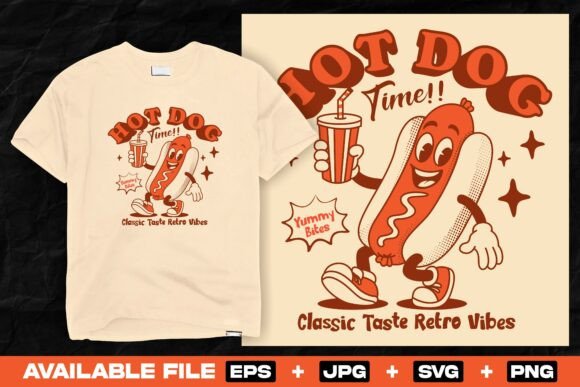 Retro Hot Dog Mascot: A Designer’s Stitch Review