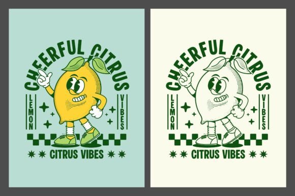 Retro Lemon Character Design: An Embroidery Review