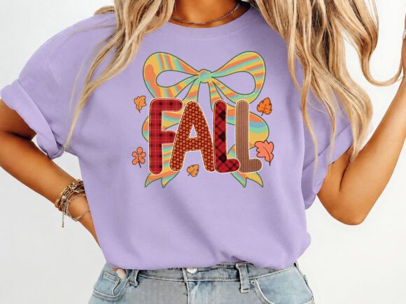 Review: Fall Coquette Brushstroke T-Shirt Design
