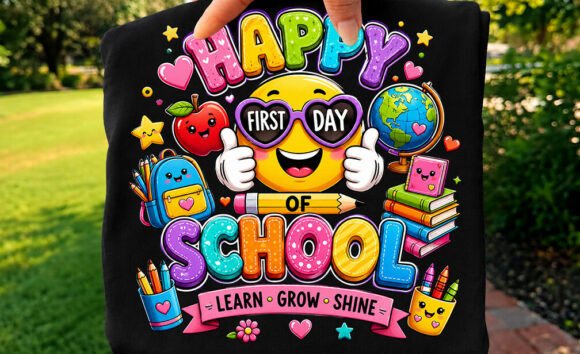 Review: Happy First Day of School Girl Smiley