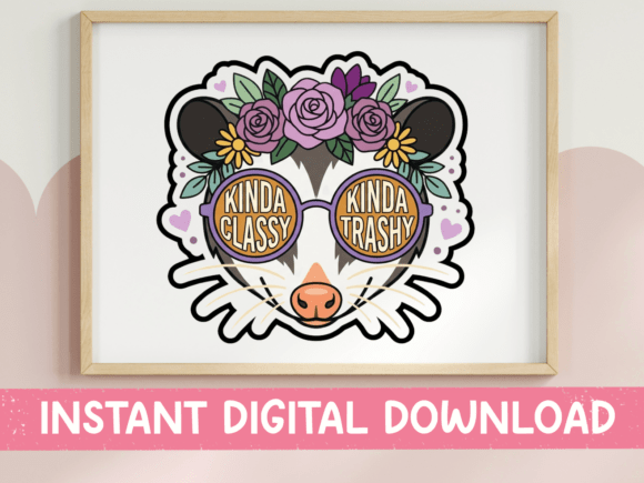Review: Kinda Classy Kinda Trashy Opossum Embroidery