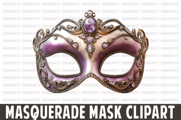 Reviewing Crystal Masquerade Mask Clipart PNG for Embroidery