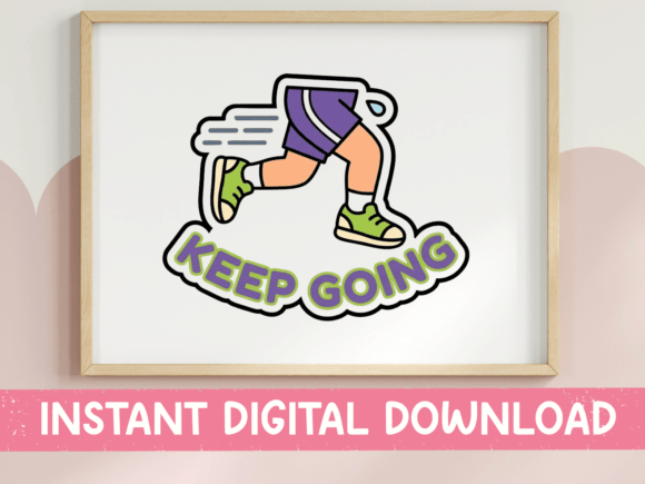 Reviewing Keep Going Runner Legs Motivational for Embroidery