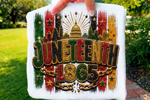 Reviewing the Glitter Juneteenth 1865 T-shirt Png