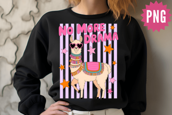 Reviewing the No More Drama Llama PNG for Embroidery