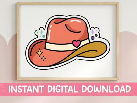 Reviewing the Pink Cowboy Hat Heart Bachelorette Design