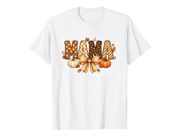Reviewing the Pumpkin Mama Retro Fall T-Shirt Design
