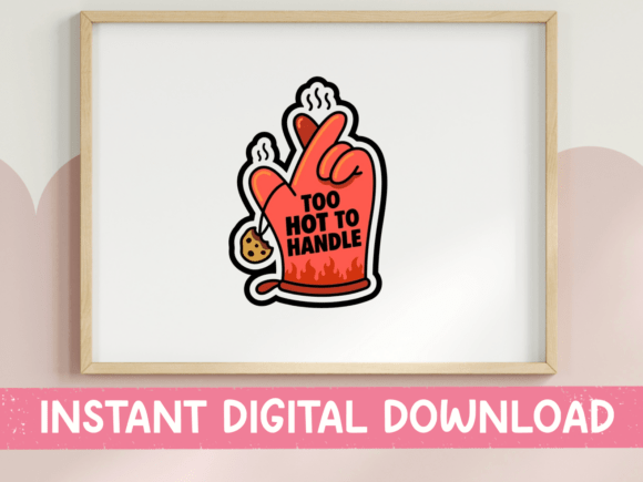 Reviewing Too Hot to Handle Oven Mitt Funny for Embroidery